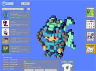 Q-BLOCK : Create 3D Pixel Art Online