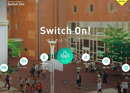 文京学院大学 受験生サイト「Switch On!」